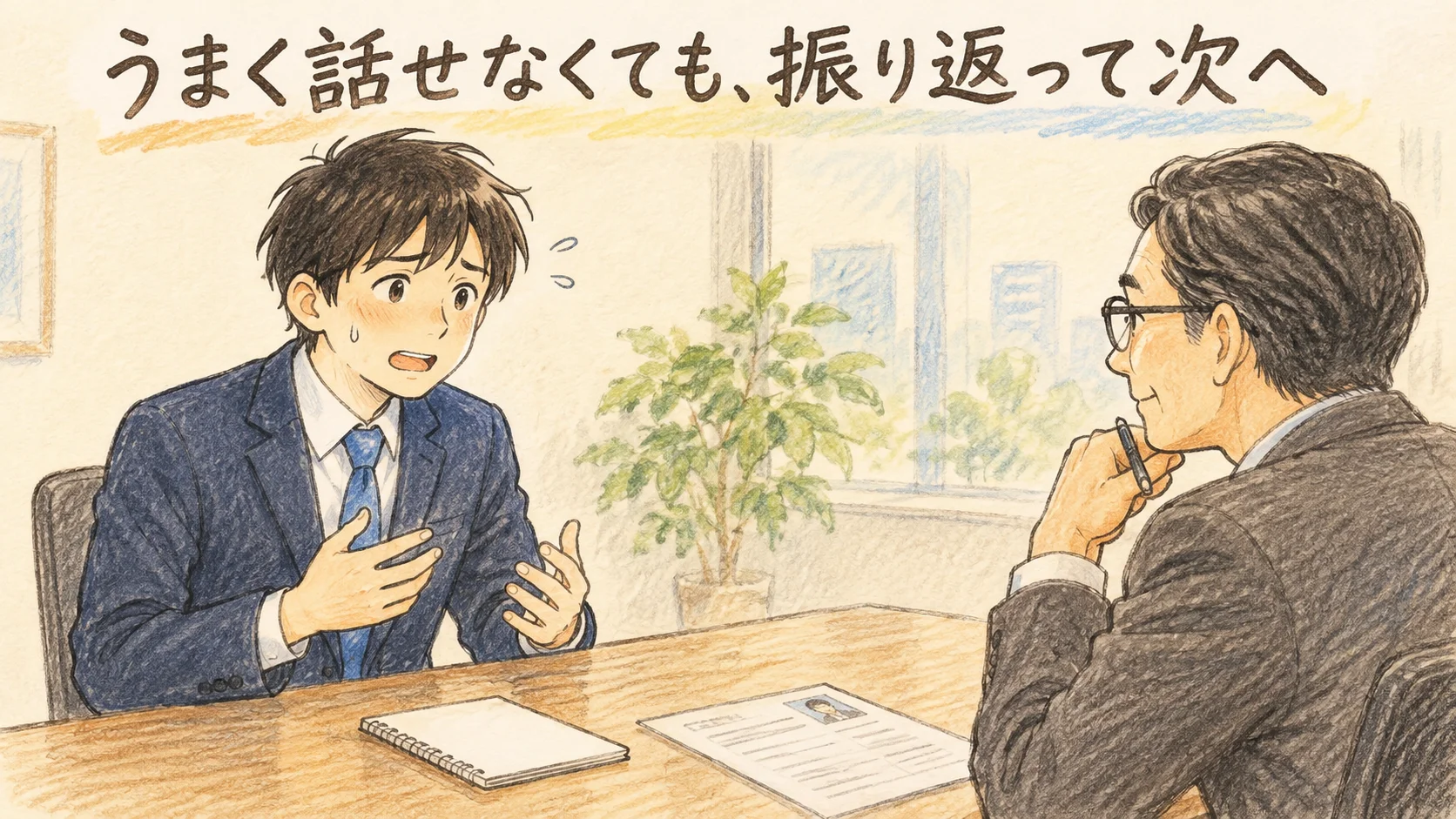 面接を振り返って次の準備につなげる