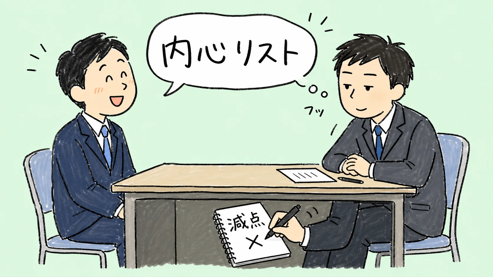 面接のクロージング・握手