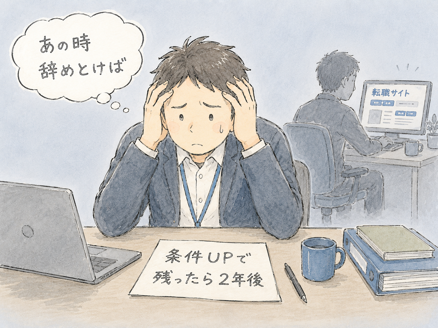 残った人の8割が後悔する