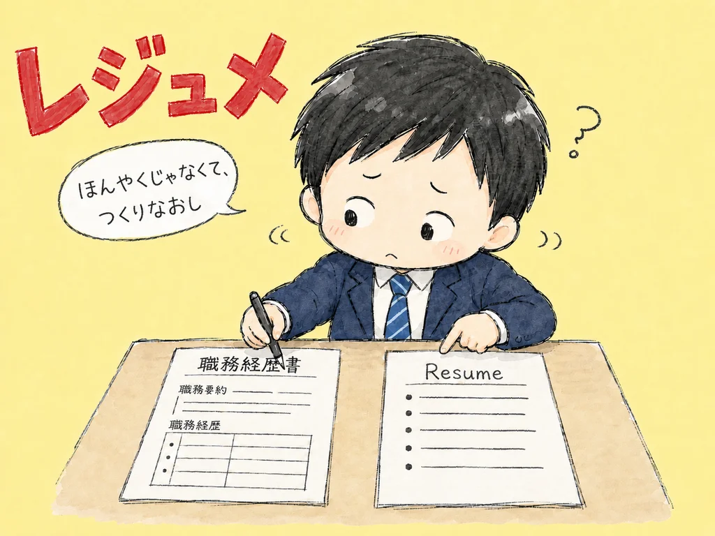 外資系の英文レジュメの書き方｜英語が苦手でも作れる5ステップ のアイキャッチ