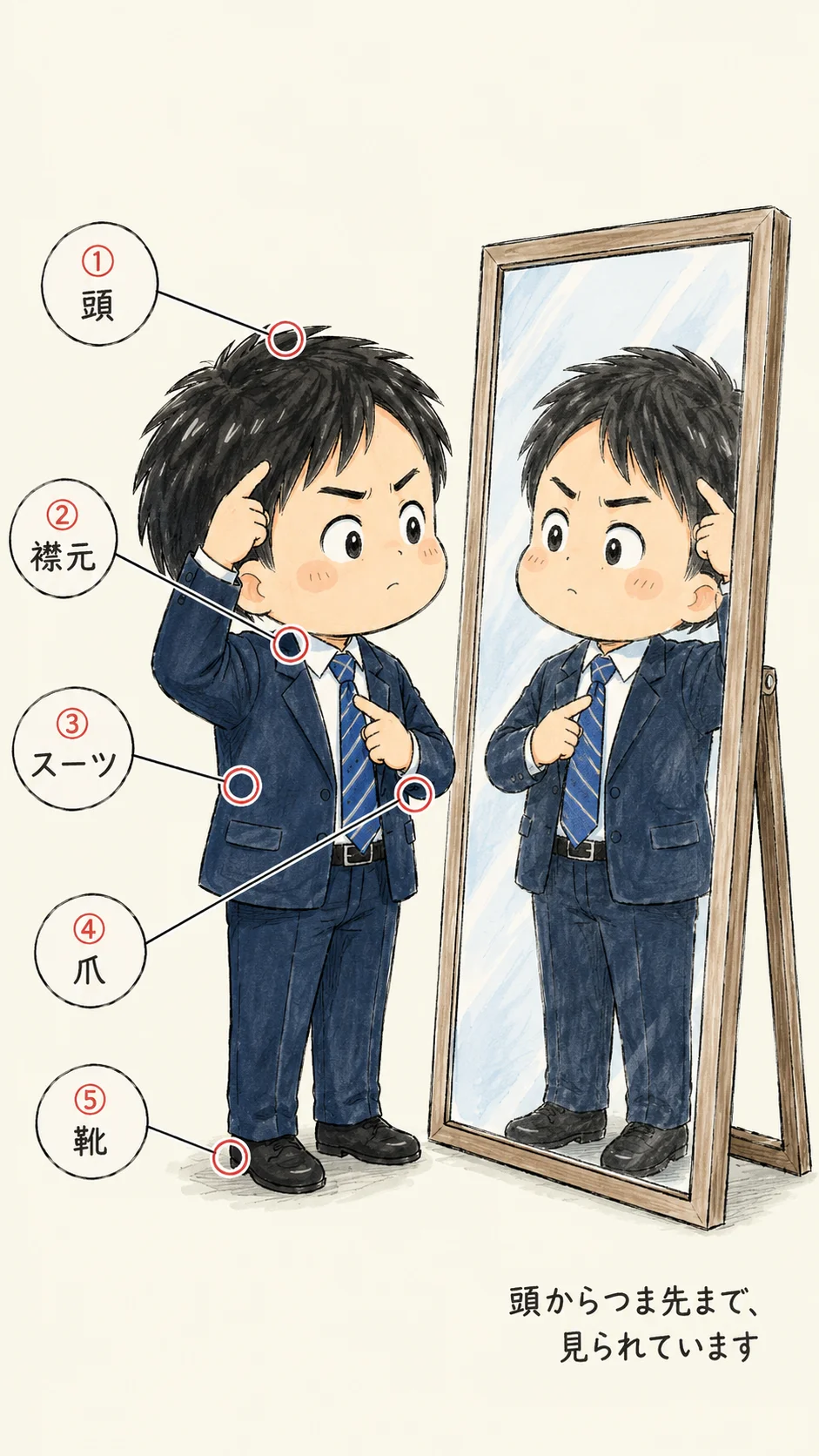 面接の身だしなみ|清潔感で好印象を残す5つのコツ の挿絵2