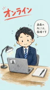 Web面接の対策とマナー｜通過率を上げる5つの準備リスト のアイキャッチ