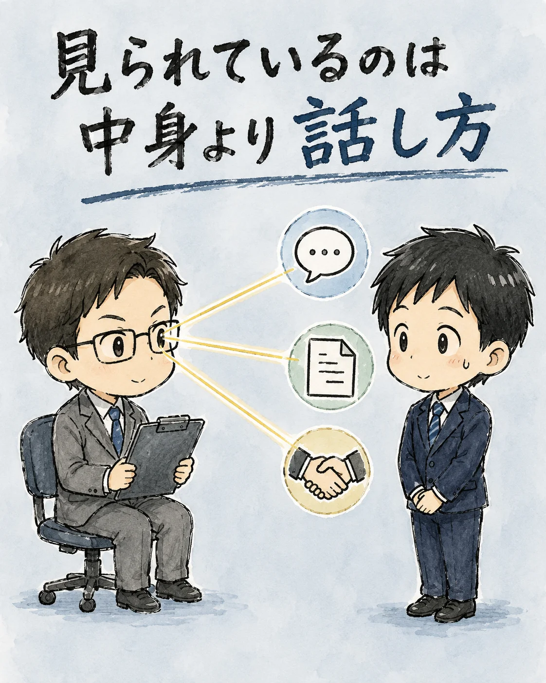面接の自己紹介1分の作り方｜好印象を残す構成3ステップと例文 の挿絵2