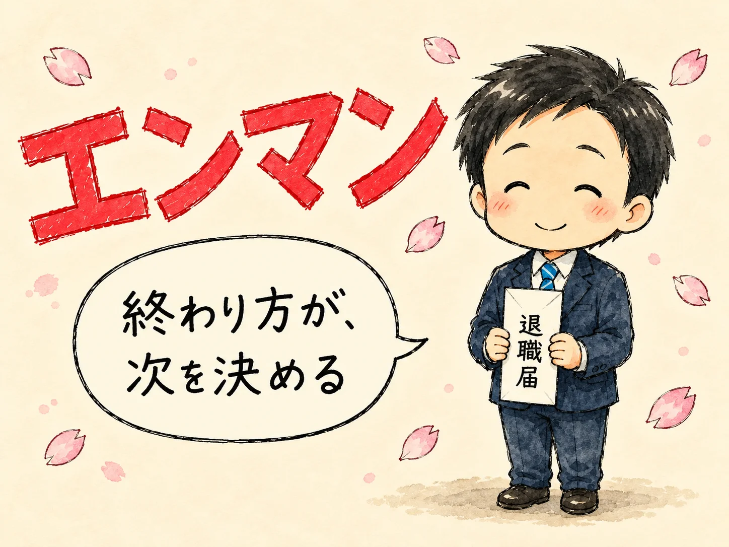 退職届と退職願の違いと書き方｜円満退職の手順5ステップ のアイキャッチ