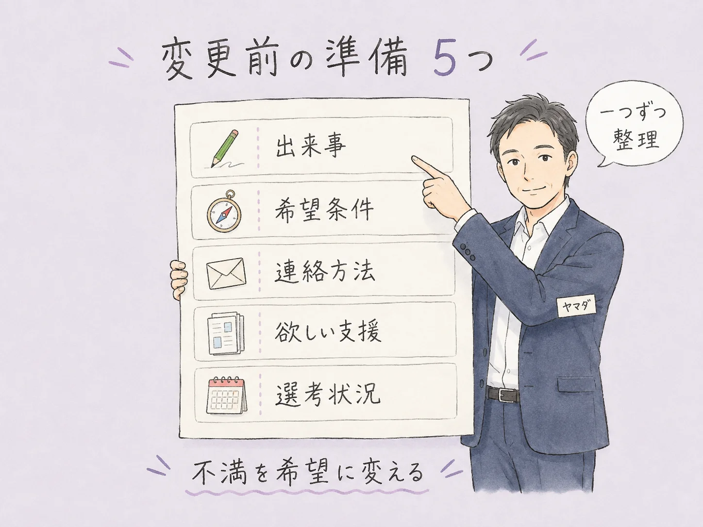転職エージェントの担当変更|角を立てない依頼文と準備5つ の挿絵2