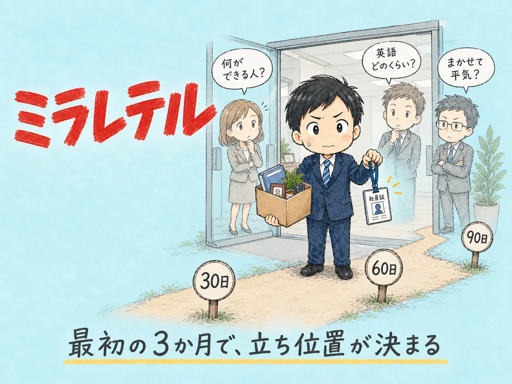 外資系の試用期間にやること5つ｜入社直後で差がつく動き方 のアイキャッチ