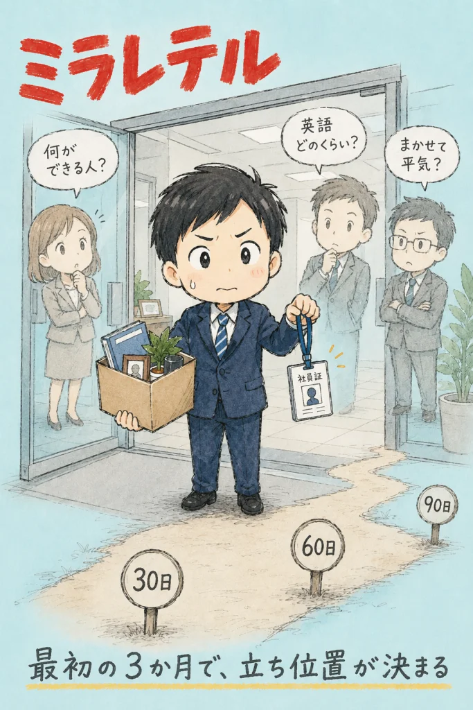 外資系の試用期間にやること5つ｜入社直後で差がつく動き方 のアイキャッチ