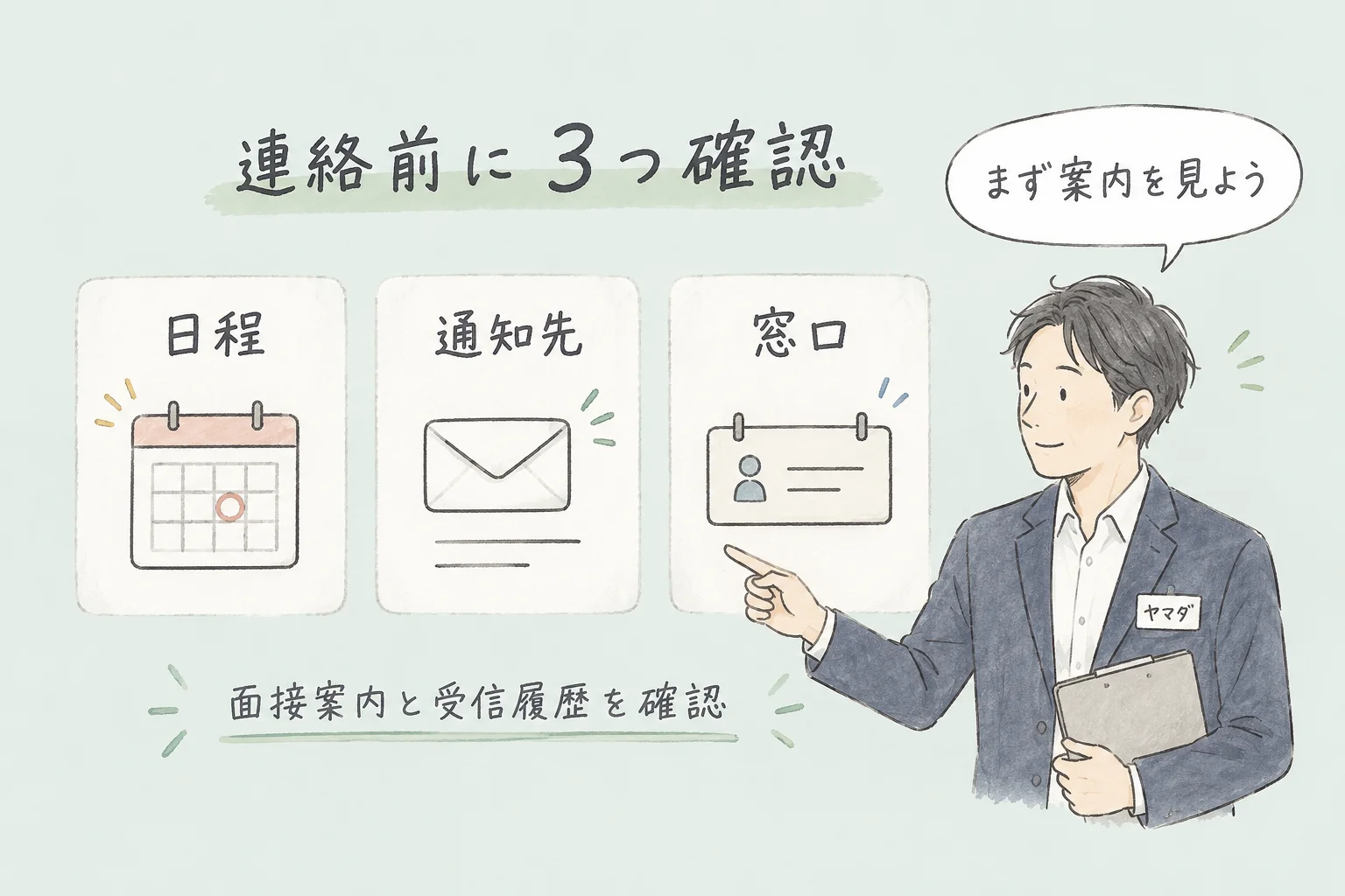 面接結果が遅いときは？｜確認の目安と失礼を避ける例文３選 の挿絵2