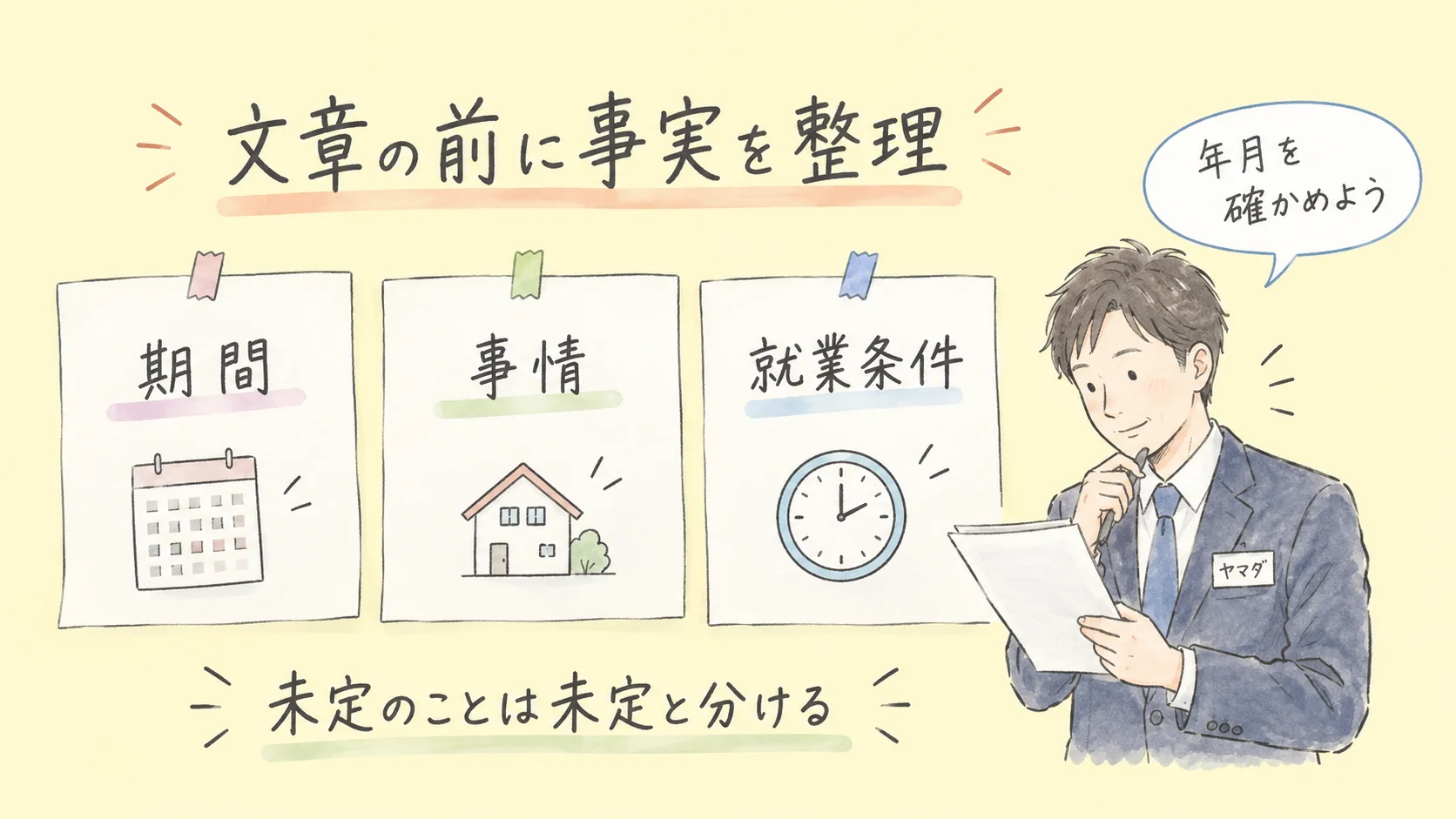 職歴の空白期間はどう伝える？｜面接で使える説明の型と３例 の挿絵2